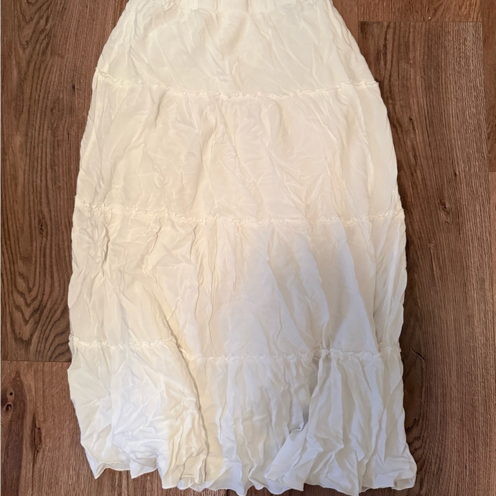 Brandy Melville White Maxi Skirt